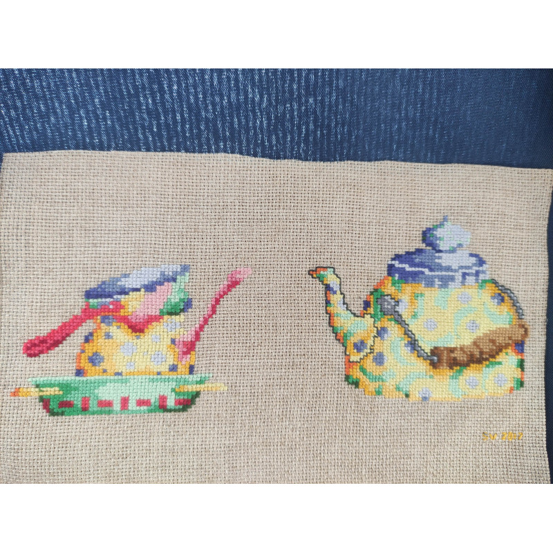 Broderie Casseroles/bouilloire