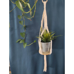 Macramé support plante