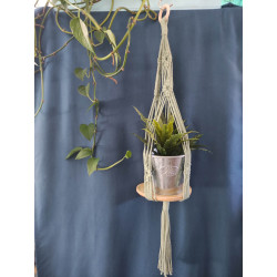 Macramé support plante