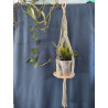Macramé support plante