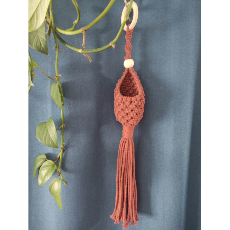 Macramé petit panier