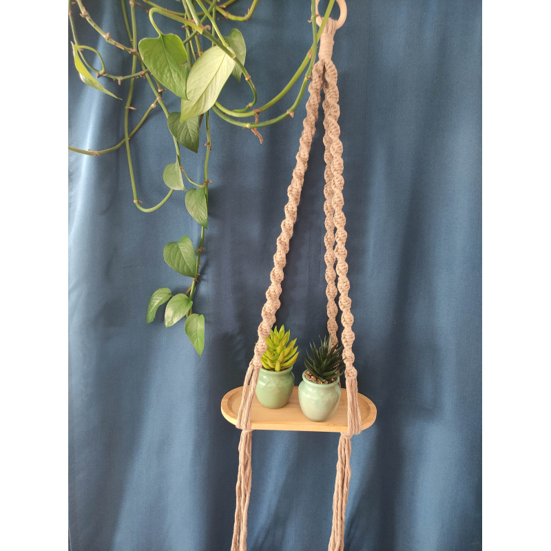 Macramé grand modèle support pour plateau