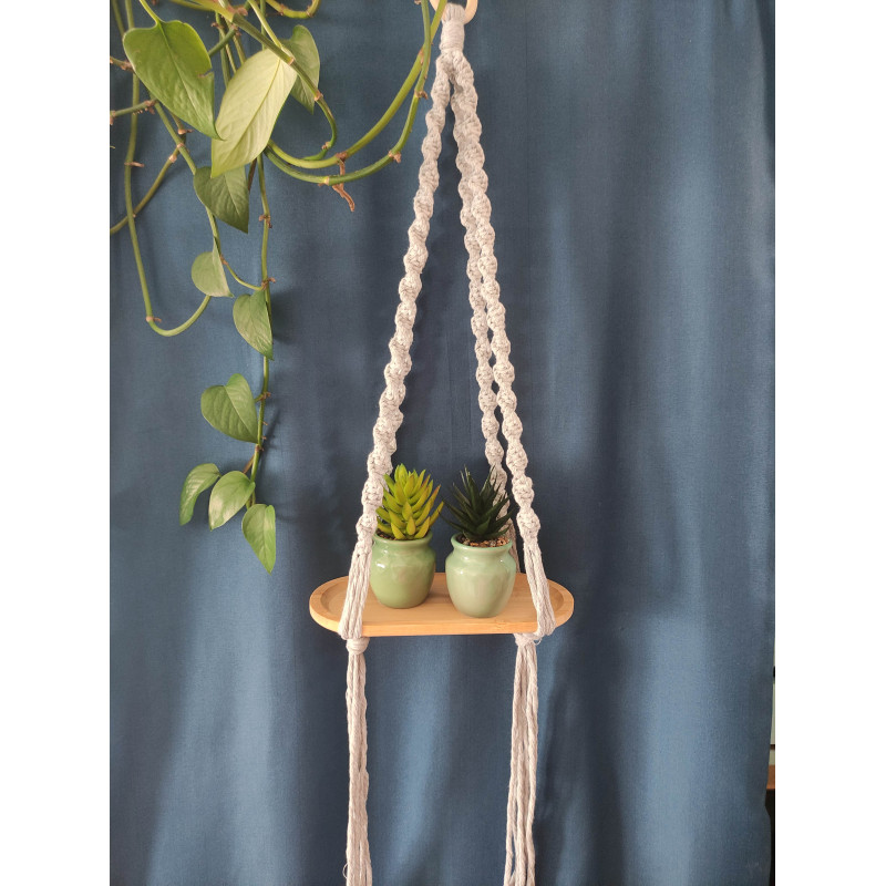 Macramé grand modèle support pour plateau