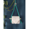 Macramé support papier toilette petit modèle