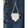 Macramé support papier toilette petit modèle