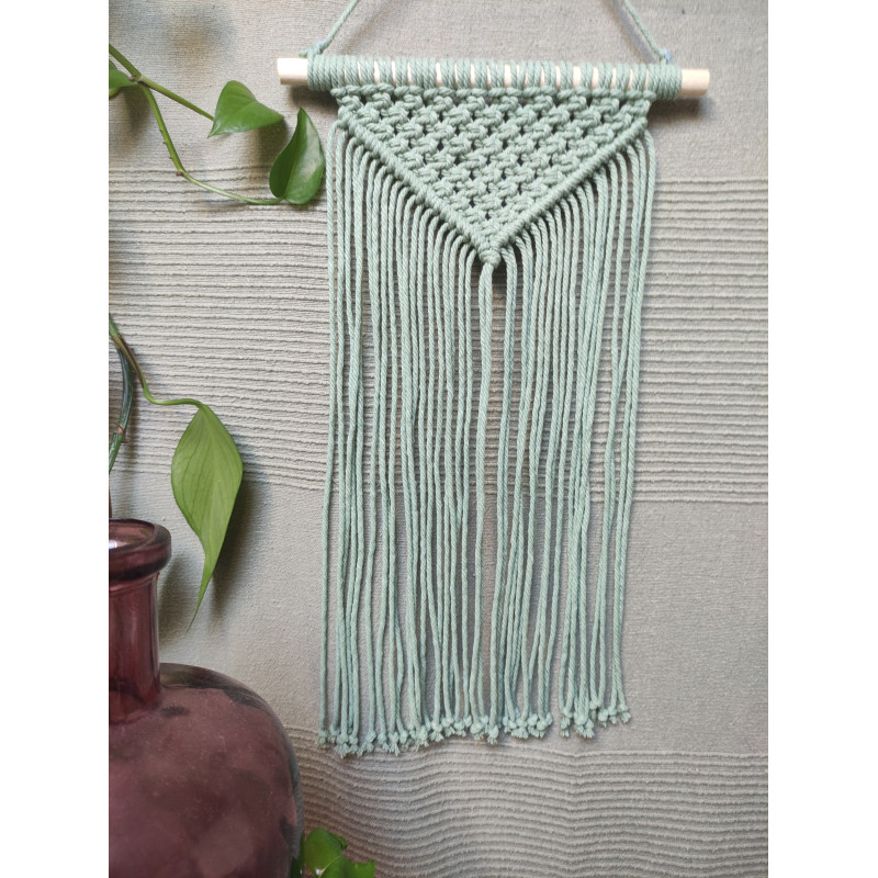 Macramé déco murale